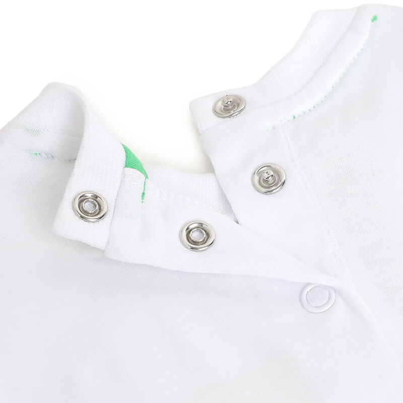 Boys White & Yellow Graphic Printed T-Shirt image number 3